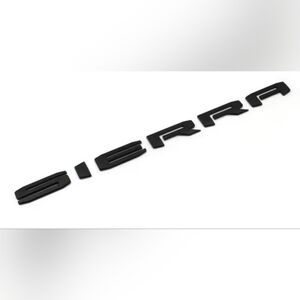 New GMC Sierra Black Emblem Badge Adhesive